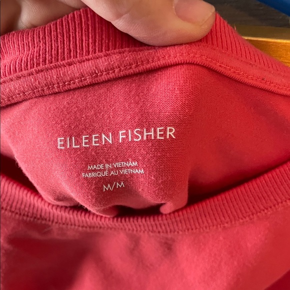 Eileen Fisher Vibrant Pink Sweatshirt - Picture 2 of 9